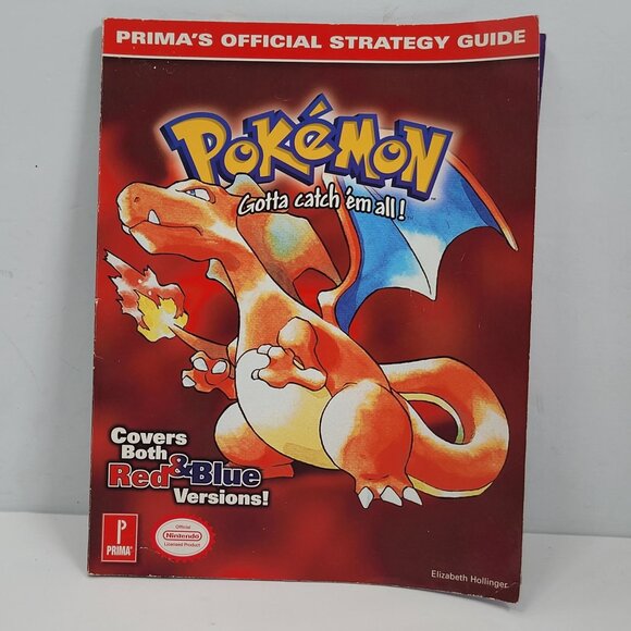 Pokémon Prima's Official Strategy Guide Red & Blue Versions -AVG COND